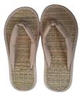 Chinelo De Palha Japonês Zori Bege Tamanho:37/38