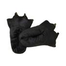 Chinelo de Pelúcia Quente para Inverno - Design de Pata de Animal e Monstro de Natal