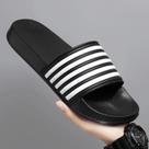 Chinelo De Praia Para Casal Em Tamanhos Grandes Com Listras, Antiderrapante, Para Verão, Tamanhos 46