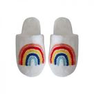 Chinelo de Quarto 35/36 Poliéster Arco-Íris Basic+ Macio e Confortável