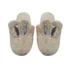 Chinelo de Quarto 37/38 Poliéster Coelho Branco Basic+ Confortável