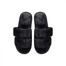 Chinelo de Quarto 37/38 Poliéster Faixa Dupla Preto Basic+ Macio e Confortável