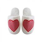 Chinelo de Quarto 41/42 Poliéster Rosa Love Basic+ Antiderrapante Pelúcia
