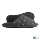CHINELO DE QUARTO CONFORTO POÁ CINZA - ABERTO - Branca Artesanatos