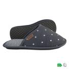 CHINELO DE QUARTO CONFORTO POÁ CINZA - FECHADO - Branca Artesanatos