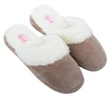 Chinelo de Quarto Feminino Inverno em Plush Com Pele JC Super Confortável Vairelli Chinelo de Quarto Feminino Inverno em Plush Com Pele JC Super Confortável Vairelli