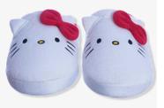 Chinelo de quarto Hello Kitty Branco Licenciado Chinelo de quarto Hello Kitty Branco Licenciado