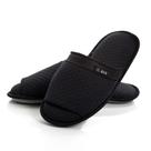 Chinelo de Quarto Masculino Aberto Matelasse Preto 09.08.014