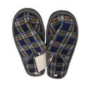 Chinelo De Quarto Pantufa Pelucia Conforto Adulto - Xadrez Chinelo De Quarto Pantufa Pelucia Conforto Adulto - Xadrez