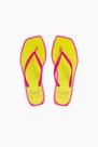 Chinelo de tiras citrus com pink