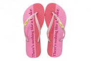 Chinelo de Tiras Like A Like Feminino Coca Cola CC4089