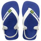 Chinelo Dedo Borracha Infantil Menino Casual Dia a Dia Passeio Havaianas Baby Brasil Logo