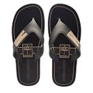 Chinelo Dedo Casual Infantil Danper Básico Costurado Cor:PretoTamanho:33/34