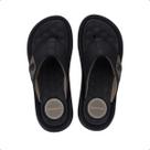 Chinelo dedo masculino cartago santorini viii 12536 preto bege
