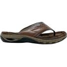 Chinelo Dedo Masculino Casual Dia a Dia Passeio em Couro Amortech Conforto Pegada 131663
