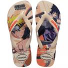 Chinelo Dedo Masculino Havaianas Top Naruto Desenho Cor:BegeTamanho:41/42