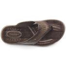 Chinelo Dedo Masculino Pegada Couro Conforto Antiderrapante