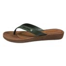 Chinelo Dedo Vegano Caramelo Tira Verde Grossa Solado Alto Chinelo Dedo Vegano Caramelo Tira Verde Grossa Solado Alto