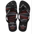 Chinelo e Sandália Unisex Preto Vermelho e Branco Original Tropical Brasil