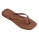 Chinelo Fem Dedo Havaianas Slim Square Logo Pop Up