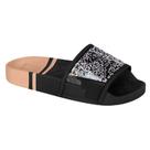 Chinelo Fem Infantil Molekinha Gáspea Prata/Preto 2311.436