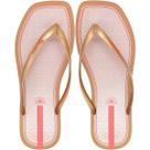 Chinelo Feminino Adulto Edge Glam Chique Metalizado Ipanema Cor:MarromTamanho:36