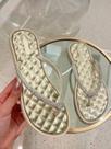 Chinelo Feminino Anatômico Com Tiras Em Strass Prata