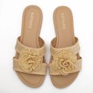 Chinelo Feminino Belluno Flat Flor Palha