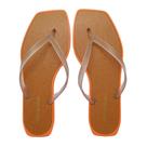 Chinelo Feminino Bico Quadrado De Dedo Terra e Água Glitter Chinelo Feminino Bico Quadrado De Dedo Terra e Água Glitter