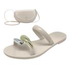 Chinelo Feminino Bolsa Moderno Leve Rasteiro Eden Melissa