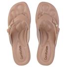 Chinelo Feminino Comfortflex Bege Caqui - 2480402