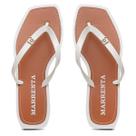 Chinelo feminino de dedo bico quadrado