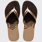 Chinelo Feminino de Dedo Casual Havaianas Slim Elegance Print