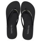 Chinelo Feminino de Dedo Strass Leve Estilo Charme Beira Rio