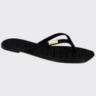 Chinelo Feminino de Dedo Tiras Corrente Ouro Conforto Moleca 5535.201.22669 -
