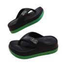 Chinelo Feminino De Verão Com Sola Grossa, Aumento De Altura, Antiderrapante, Sandália De Praia Para Chinelo Feminino De Verão Com Sola Grossa, Aumento De Altura, Antiderrapante, Sandália De Praia Para