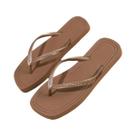 Chinelo Feminino De Verão Em Cores Sólidas, Confortável, Antiderrapante, Leve, Sandálias De EVA Para