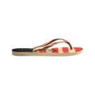 Chinelo Feminino Dedo Havaianas Slim Nautical Fc Bege