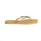 Chinelo Feminino Dedo Quadrado Capodarte Dourado