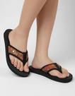 Chinelo Feminino DuRio Búzios Estampado Colorido Macio Leve Vegano Secagem Rápida Praia Dia a Dia