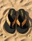 Chinelo Feminino DuRio Búzios Estampas Coloridas Conforto Leveza Vegano Secagem Rápida Original Praia Dia a Dia
