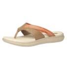 Chinelo Feminino em Couro Flatform Conforto de Dedo Pegada