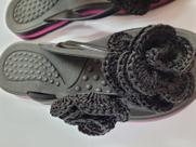 Chinelo feminino exclusivo, Unico em Crochê