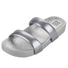 Chinelo Feminino Fácil Calce Flatform Metalizado Bestie Zaxy Chinelo Feminino Fácil Calce Flatform Metalizado Bestie Zaxy