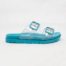 Chinelo Feminino Fivela Regulagem Slide Terra E Água Urban