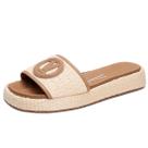 Chinelo Feminino Flat Plataforma Passeio Tamanco Vizzano