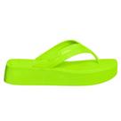 Chinelo Feminino Flatform Hit Green Petite Jolie PJ6141