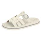 Chinelo Feminino Flatform Papete Conforto Strass Moleca Chinelo Feminino Flatform Papete Conforto Strass Moleca
