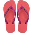 Chinelo Feminino Havaianas Brasil Logo 4110850 Coral