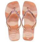 Chinelo Feminino Havaianas REF: SLIM SQUARE GLITTER PARTY